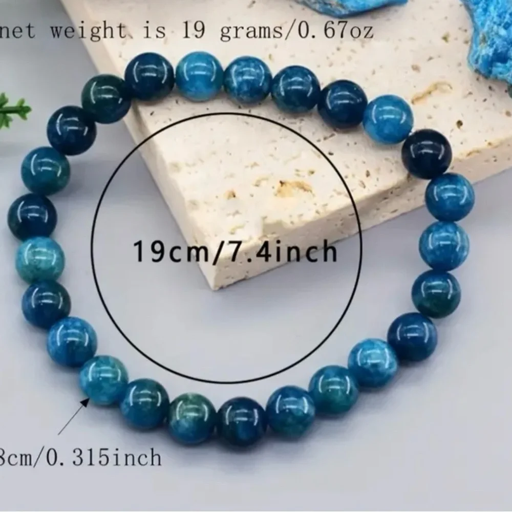 Blue Apatite Bracelet, NEW